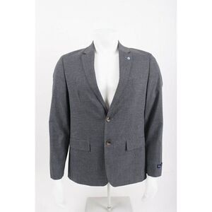 Ben Sherman Mens Suit Jacket Blazer Sport Coat Sz 42 Short Gray Blue Checked NWT